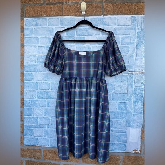 SMITH & QUINN PLAID DRESS SIZE XL - Picture 2 of 9